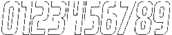 Rebellion Rounded Outline Italic otf (400) Font OTHER CHARS