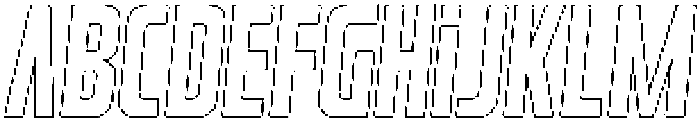 Rebellion Rounded Outline Italic otf (400) FONT