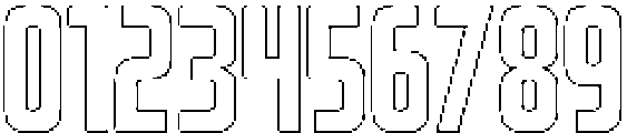 Rebellion Rounded Outline otf (400) Font OTHER CHARS