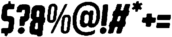 Rebellion Rounded Rough Italic otf (400) Font OTHER CHARS