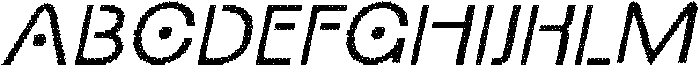 Rebolt Disco Italic otf (400) Font UPPERCASE