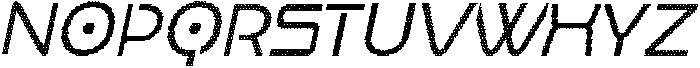 Rebolt Disco Italic otf (400) Font UPPERCASE
