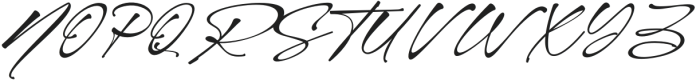 RebornSignature-Regular otf (400) Font UPPERCASE