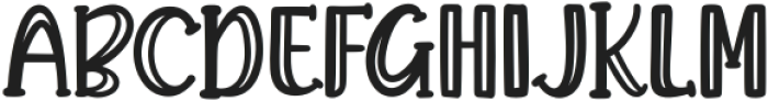 Reccow otf (400) Font UPPERCASE