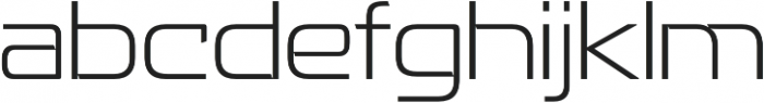 Recharge ExtraLight otf (200) Font LOWERCASE