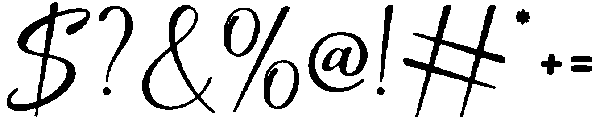 Rechary-Regular otf (400) Font OTHER CHARS