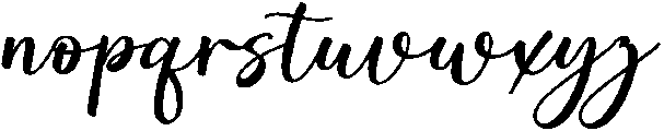 Rechary-Regular otf (400) Font LOWERCASE