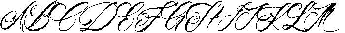 Reckless Script otf (400) Font UPPERCASE