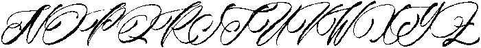Reckless Script otf (400) Font UPPERCASE
