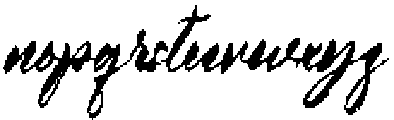 Reckless Script otf (400) Font LOWERCASE