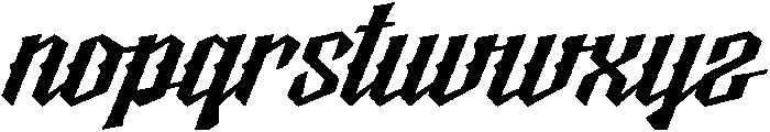 Reckless otf (400) Font LOWERCASE