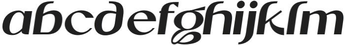 Reclamo Bold Italic otf (700) Font LOWERCASE