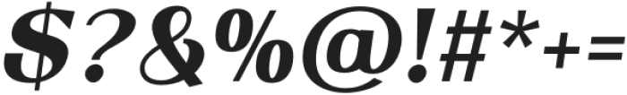 Reclamo Extra Bold Italic otf (700) Font OTHER CHARS