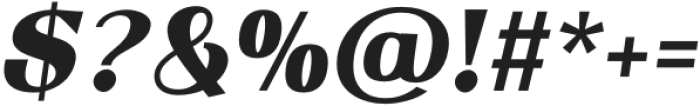 Reclamo Heavy Italic otf (800) Font OTHER CHARS