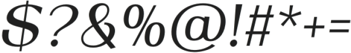 Reclamo Medium Italic otf (500) Font OTHER CHARS