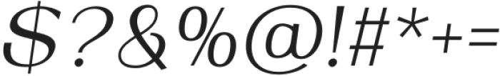 Reclamo Regular Italic otf (400) Font OTHER CHARS