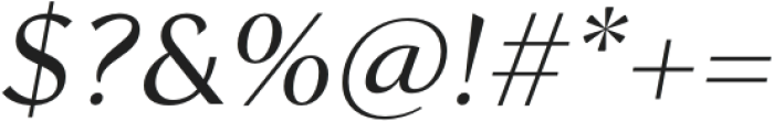 Recline-Italic otf (400) Font OTHER CHARS