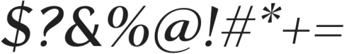 Recline Medium Italic otf (500) Font OTHER CHARS