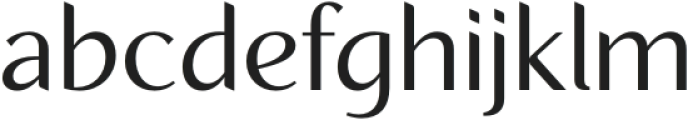 Recline-Regular otf (400) Font LOWERCASE