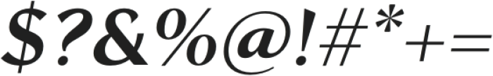 Recline Semi Bold Italic otf (600) Font OTHER CHARS
