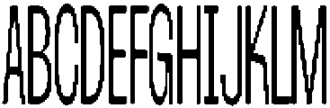Reclymate Thin otf (100) Font UPPERCASE