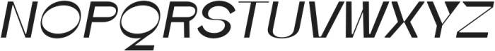 Recogna 100 Italic otf (100) Font UPPERCASE