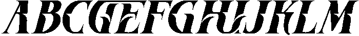 Record Themes Regular Italic otf (400) Font UPPERCASE