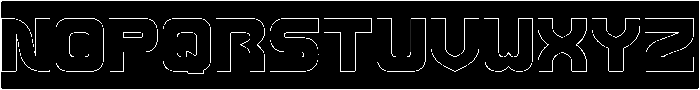 Recorded Intelligence-Hollow-In otf (400) Font UPPERCASE