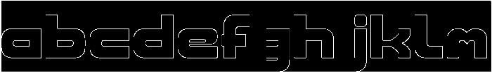 Recorded Intelligence-Hollow-In otf (400) FONT