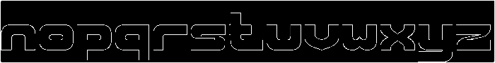 Recorded Intelligence-Hollow-In otf (400) Font LOWERCASE