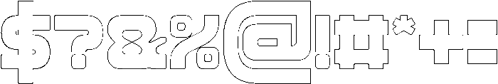 Recorded Intelligence-Hollow otf (400) Font OTHER CHARS