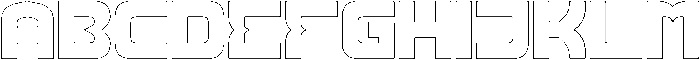 Recorded Intelligence-Hollow otf (400) Font UPPERCASE