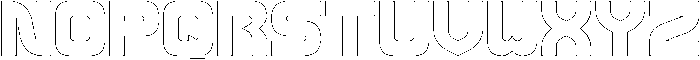 Recorded Intelligence-Hollow otf (400) Font UPPERCASE