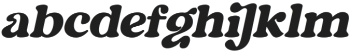 Rectal Italic otf (400) Font LOWERCASE