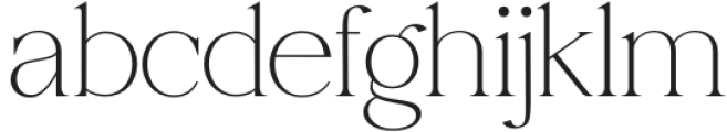 Recton-Regular otf (400) Font LOWERCASE