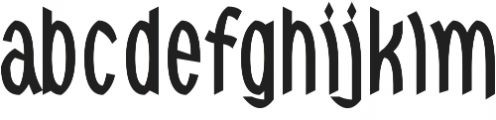 Red Dragons otf (400) Font LOWERCASE