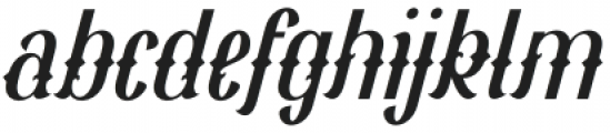 Red Ribbory Regular Italic otf (400) Font LOWERCASE
