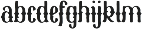 Red Ribbory Rough otf (400) Font LOWERCASE