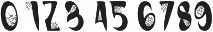 Red Spider Web Regular otf (400) Font OTHER CHARS
