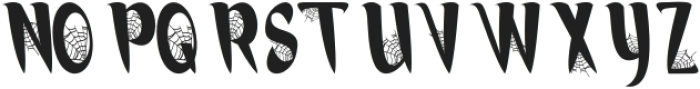 Red Spider Web Regular otf (400) Font UPPERCASE