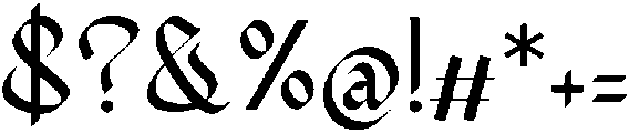 Redagon otf (400) Font OTHER CHARS