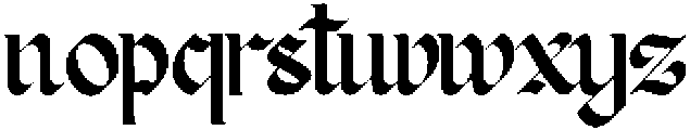 Redagon otf (400) Font LOWERCASE