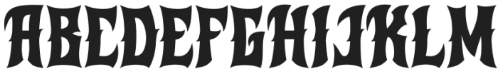 Redband Regular otf (400) Font UPPERCASE