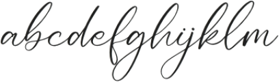 Redianta Brighters otf (400) Font LOWERCASE