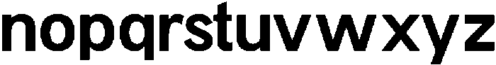 Redifine Bold otf (700) Font LOWERCASE