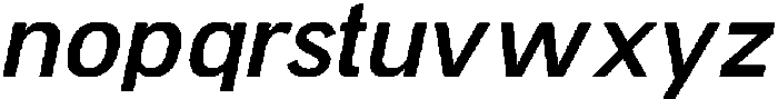 Redifine Italic otf (400) Font LOWERCASE