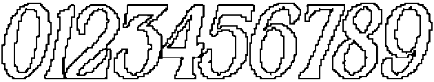 Redika Pixel Outline otf (400) Font OTHER CHARS