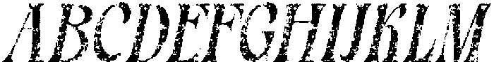 Redika Stamp Italic otf (400) Font UPPERCASE