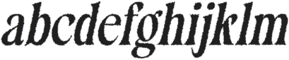 RedikaRough-Italic otf (400) FONT