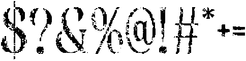 RedikaStamp-Regular otf (400) Font OTHER CHARS